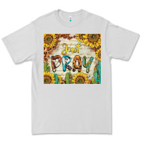 Dove Grey just pray Premium Tee - BarkalooDesign