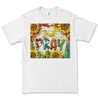 White just pray Premium Tee - BarkalooDesign