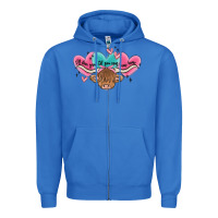 True Royal western cow and heart Zipper Hoodie - MaliasSmallBusiness
