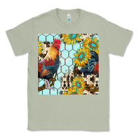 Matcha western rooster seamless pattern Classic Tee - BundleAndBundleShop