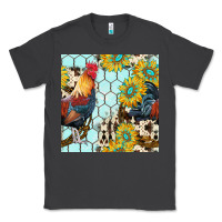 Smoke western rooster seamless pattern Classic Tee - BundleAndBundleShop