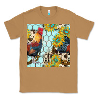 Toasted Coconut western rooster seamless pattern Classic Tee - BundleAndBundleShop