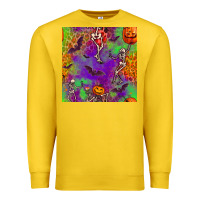 Lemon halloween party seamless pattern Premium Sweatshirt - BundleAndBundleShop