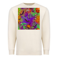 Sandshell halloween party seamless pattern Premium Sweatshirt - BundleAndBundleShop