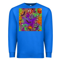 True Royal halloween party seamless pattern Premium Sweatshirt - BundleAndBundleShop