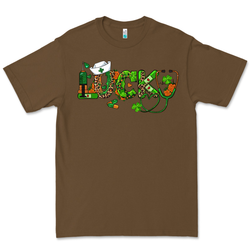 St Patricks Day Lucky Nurse Premium Tee by RanaPortraitStore | Teevron