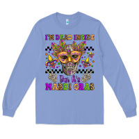 Colony Blue i'm dead inside but it's mardi gras Long Sleeve Tee - Jasminsmagicworld