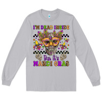 Moon Dust i'm dead inside but it's mardi gras Long Sleeve Tee - Jasminsmagicworld