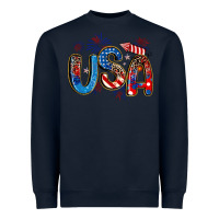 Navy usa 4th of july Heavyweight Sweatshirt - Artiststas
