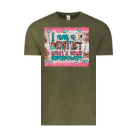 Vintage Olive i am a dentist what's your superpower Vintage Tee - JahusDesignShop