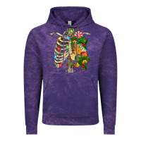 Cloud Purple skeleton chest christmas Vintage Hoodie - FaDigitalArtStudio