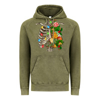 Vintage Olive skeleton chest christmas Vintage Hoodie - FaDigitalArtStudio
