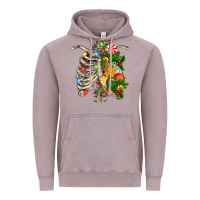Vintage Zinc skeleton chest christmas Vintage Hoodie - FaDigitalArtStudio
