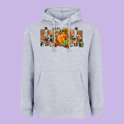 Western Mom With Pumpkins Heavyweight Hoodie Designed By Bundleandbundleshop