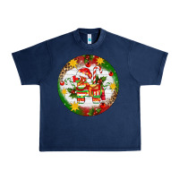 Navy Christmas Pinata Ornament Urban Heavy Tee - Artiststas