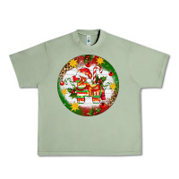 Oil Green Christmas Pinata Ornament Urban Heavy Tee - Artiststas