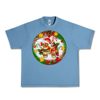 Pebble Blue Christmas Pinata Ornament Urban Heavy Tee - Artiststas