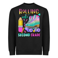 Black rolling into second grade Heavyweight Sweatshirt - BundleAndBundleShop