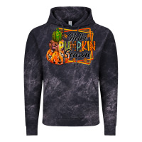 Cloud Black hello pumpkin season Vintage Hoodie - RacoonDesign