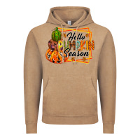 Vintage Coffee hello pumpkin season Vintage Hoodie - RacoonDesign