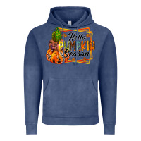 Vintage Denim hello pumpkin season Vintage Hoodie - RacoonDesign