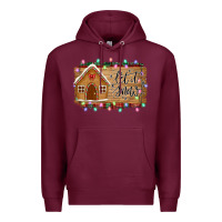 Burgundy Let it snow Premium Hoodie - Bettercallsaul