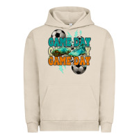 Pigment French Oak Game day lightning bolt soccer Urban Hoodie - HowdyJamesFarm