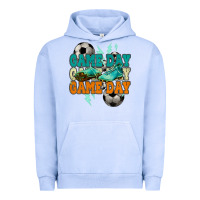 Pigment Grape Ice Game day lightning bolt soccer Urban Hoodie - HowdyJamesFarm