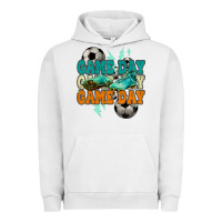 Pigment Lunar Rock Game day lightning bolt soccer Urban Hoodie - HowdyJamesFarm