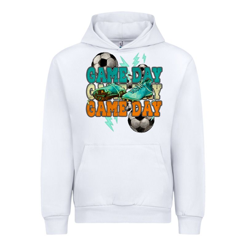 Game Day Lightning Bolt Soccer Urban Hoodie by HowdyJamesFarm | Teevron