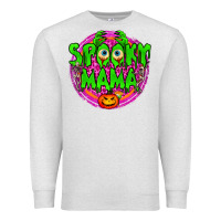 Oatmeal Heather spooky mama Premium Sweatshirt - BundleAndBundleShop