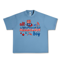Pebble Blue all american boy Urban Heavy Tee - AdoDesignShop