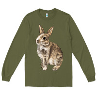 Army Green Rabbit Long Sleeve Tee - LillyAllenDesigns