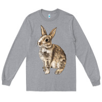 Heather Grey Rabbit Long Sleeve Tee - LillyAllenDesigns