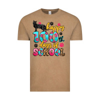 Vintage Coffee happy 100th days of school cat Vintage Tee - Artiststas