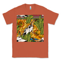 Copper western bull skull seamless pattern Classic Tee - BundleAndBundleShop