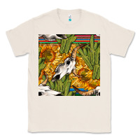 Natural western bull skull seamless pattern Classic Tee - BundleAndBundleShop