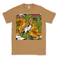 Toasted Coconut western bull skull seamless pattern Classic Tee - BundleAndBundleShop