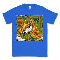 True Royal western bull skull seamless pattern Classic Tee - BundleAndBundleShop