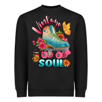 Black vintage soul Heavyweight Sweatshirt - BundleAndBundleShop
