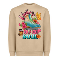 Mushroom vintage soul Heavyweight Sweatshirt - BundleAndBundleShop