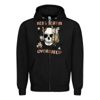 Black being normal is painfully overrated Zipper Hoodie - MaliasSmallBusiness