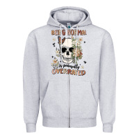Heather Grey being normal is painfully overrated Zipper Hoodie - MaliasSmallBusiness