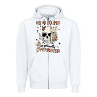 White being normal is painfully overrated Zipper Hoodie - MaliasSmallBusiness