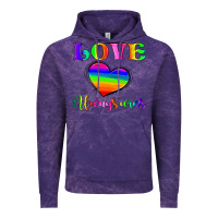 Cloud Purple love always wins Vintage Hoodie - HRA Design Shop