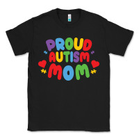 Black LIL Autism Mom Classic Tee - CowhideDigitalArt