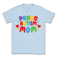 Dusty Blue LIL Autism Mom Classic Tee - CowhideDigitalArt