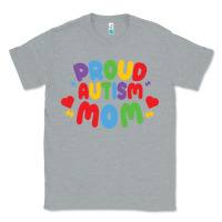 Heather Grey LIL Autism Mom Classic Tee - CowhideDigitalArt