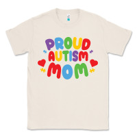 Natural LIL Autism Mom Classic Tee - CowhideDigitalArt
