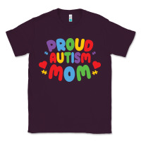 Plum LIL Autism Mom Classic Tee - CowhideDigitalArt
